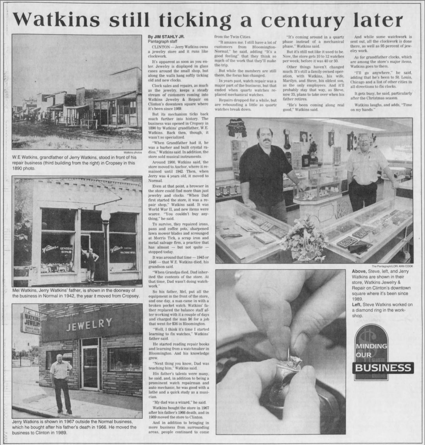 Watkins still ticking a century later